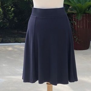 NEW Ann Taylor LOFT A-Line Navy Blue Circle Skirt - Sz. Large NWT